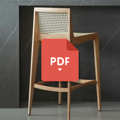 Cane Bar Chair Furniture Catalogue