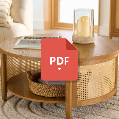 Cane Coffee Table