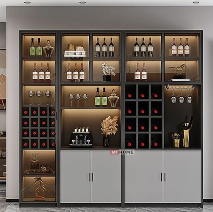 image of Hotel back-bar-shelving