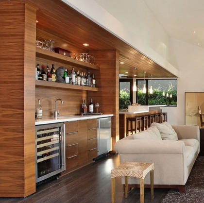 image of Hotel back-bar-shelving