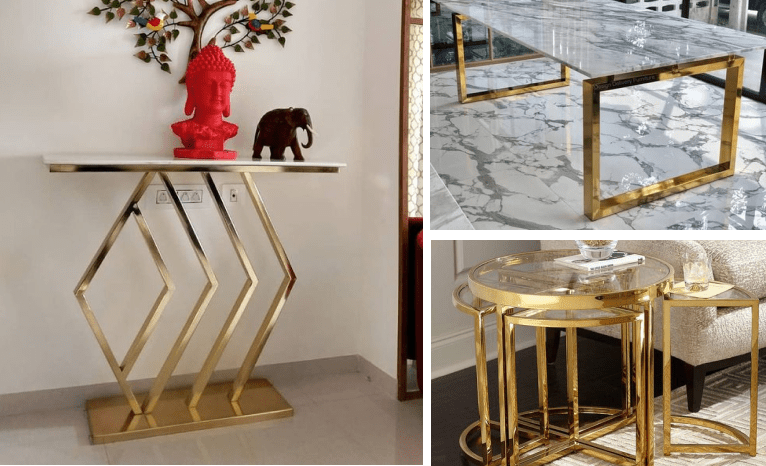 PVD Metal Furniture in Bangalore: Mayuri International